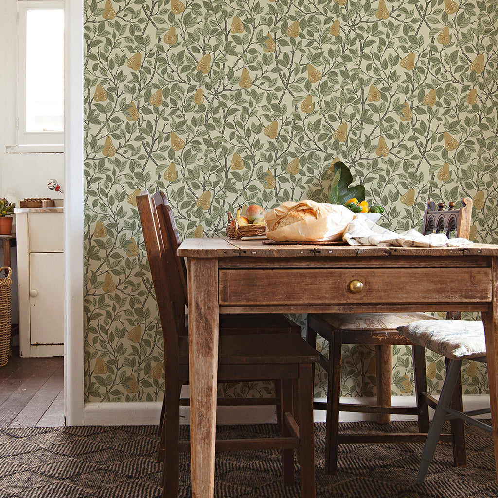 Pirum Pear Wallpaper wallpaper detail or room view