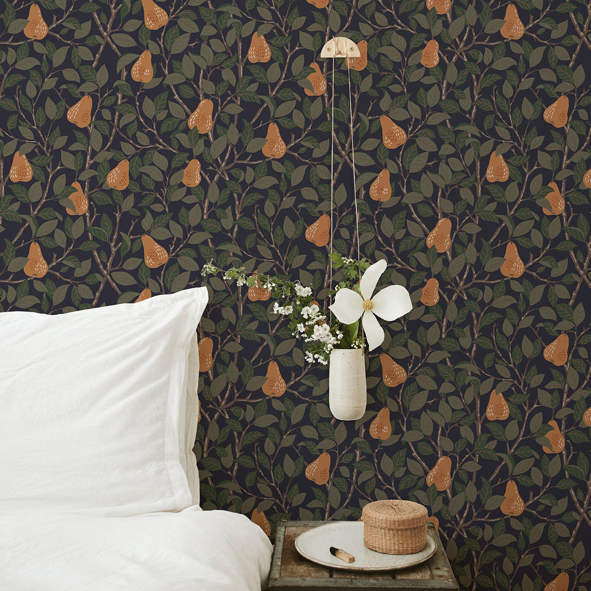 Pirum Pear Wallpaper wallpaper detail or room view