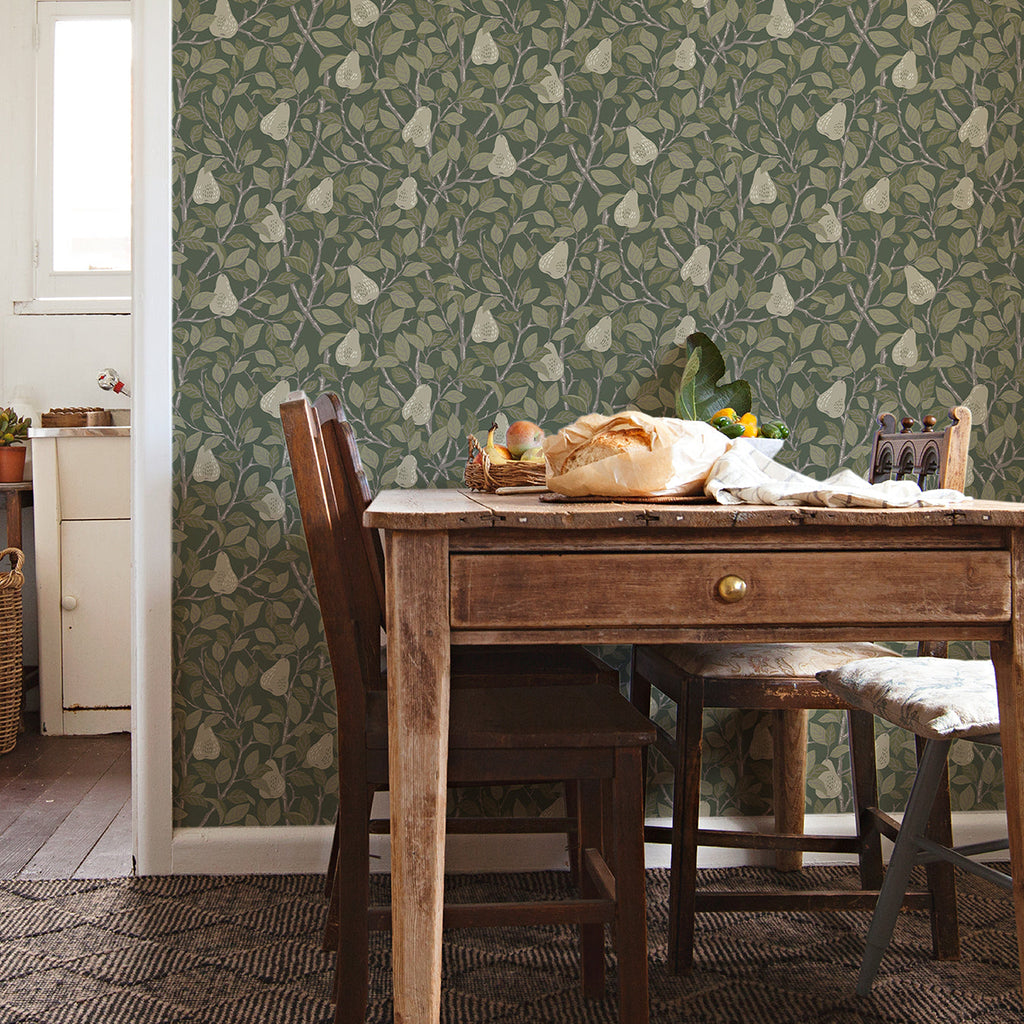 Pirum Pear Wallpaper wallpaper detail or room view