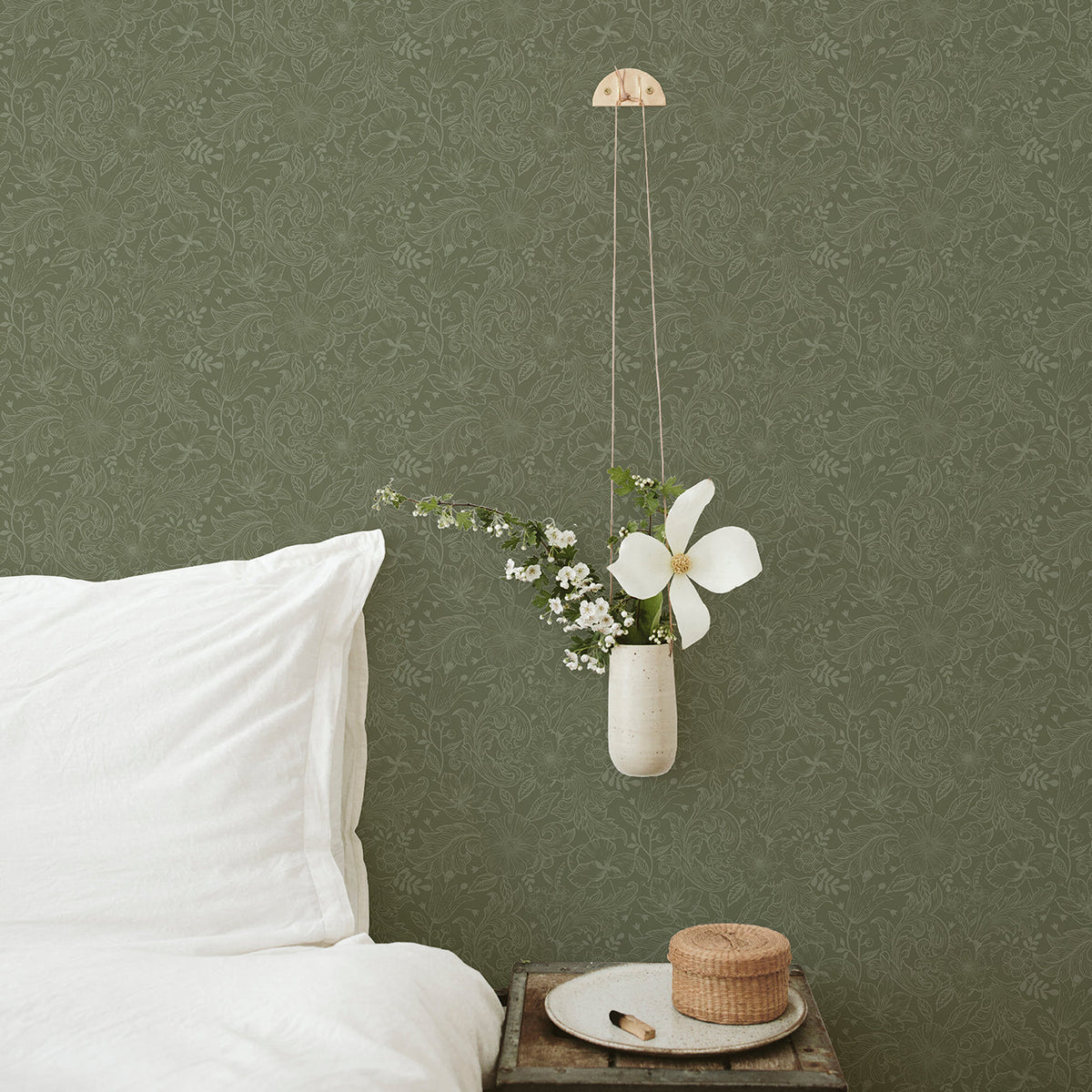Wilma Wallpaper wallpaper detail or room view
