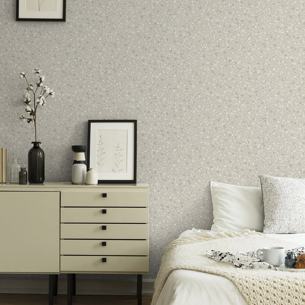 Hummelvik Daisy Trail Wallpaper wallpaper detail or room view