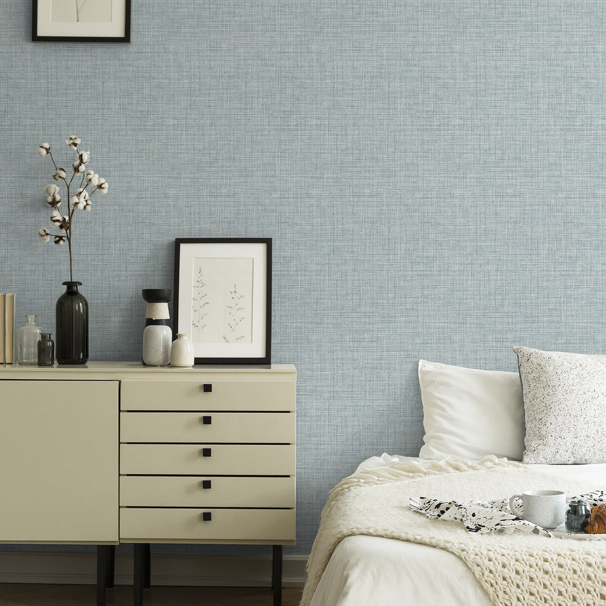 Tuckernuck Linen Wallpaper wallpaper detail or room view