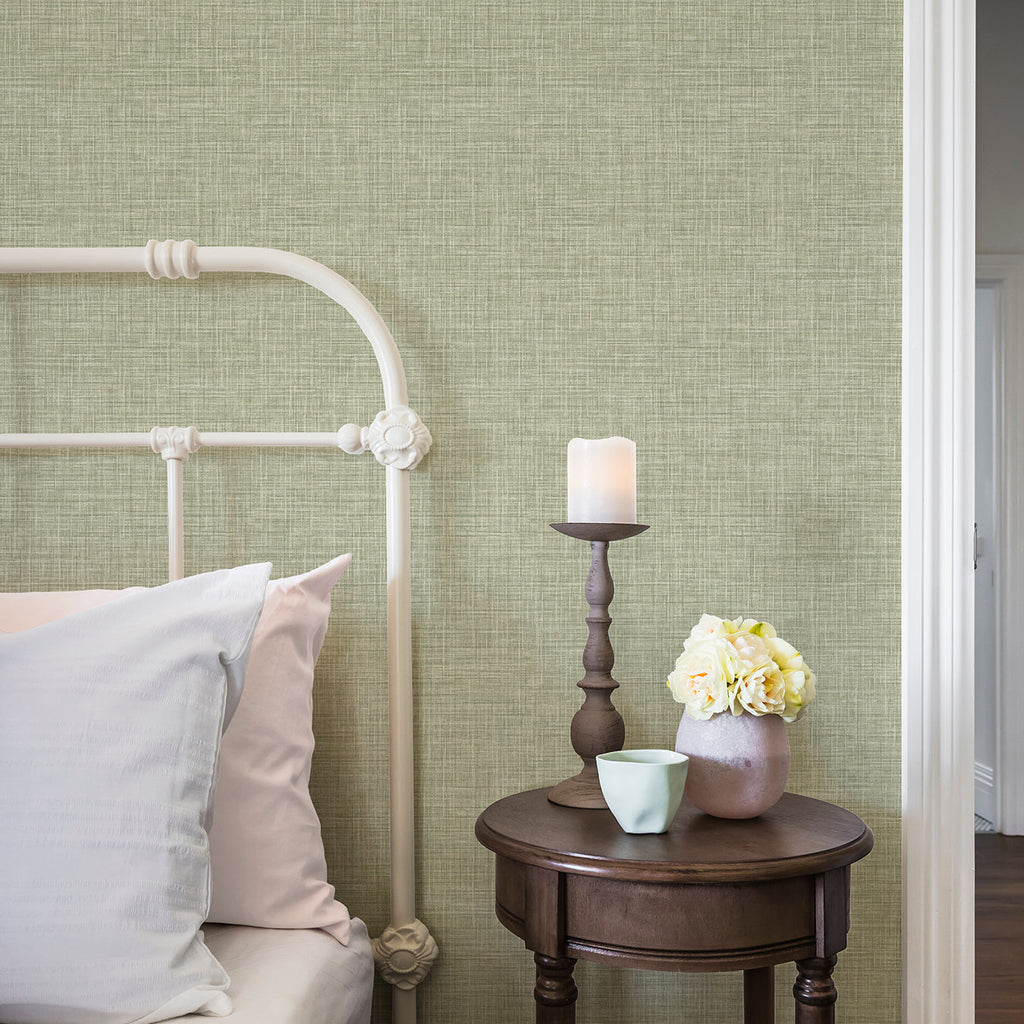 Tuckernuck Linen Wallpaper wallpaper detail or room view
