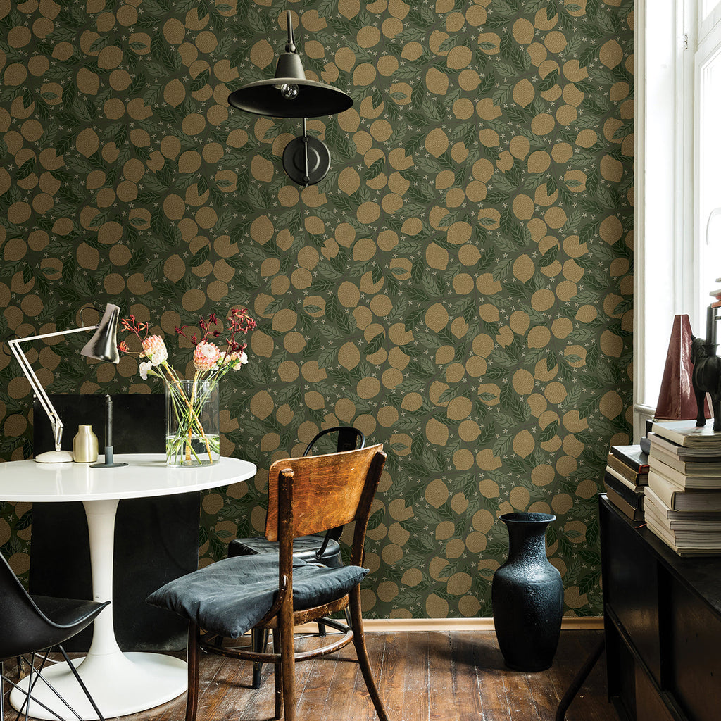 Lemona Fruit Tree Wallpaper wallpaper detail or room view