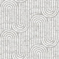 Trippet Zen Waves Wallpaper in Grey