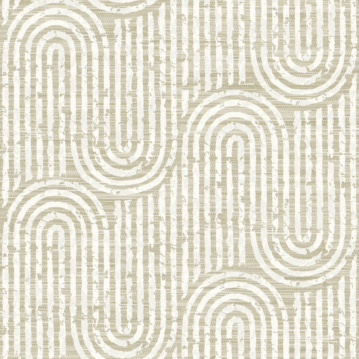 Trippet Zen Waves Wallpaper in Light Brown