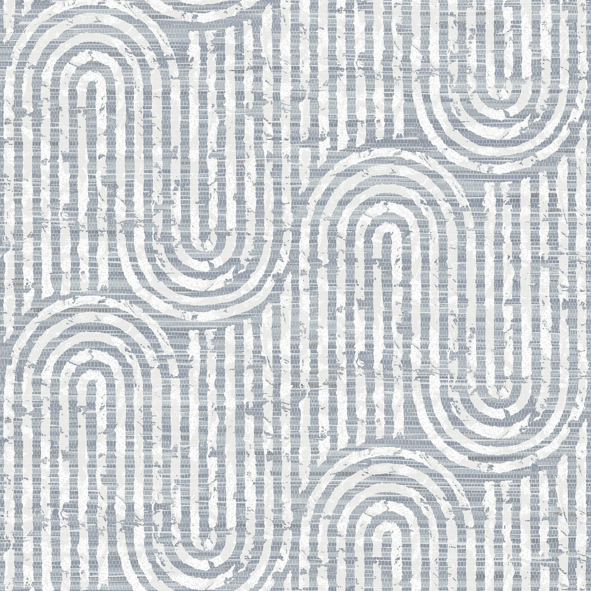 Trippet Zen Waves Wallpaper in Blue