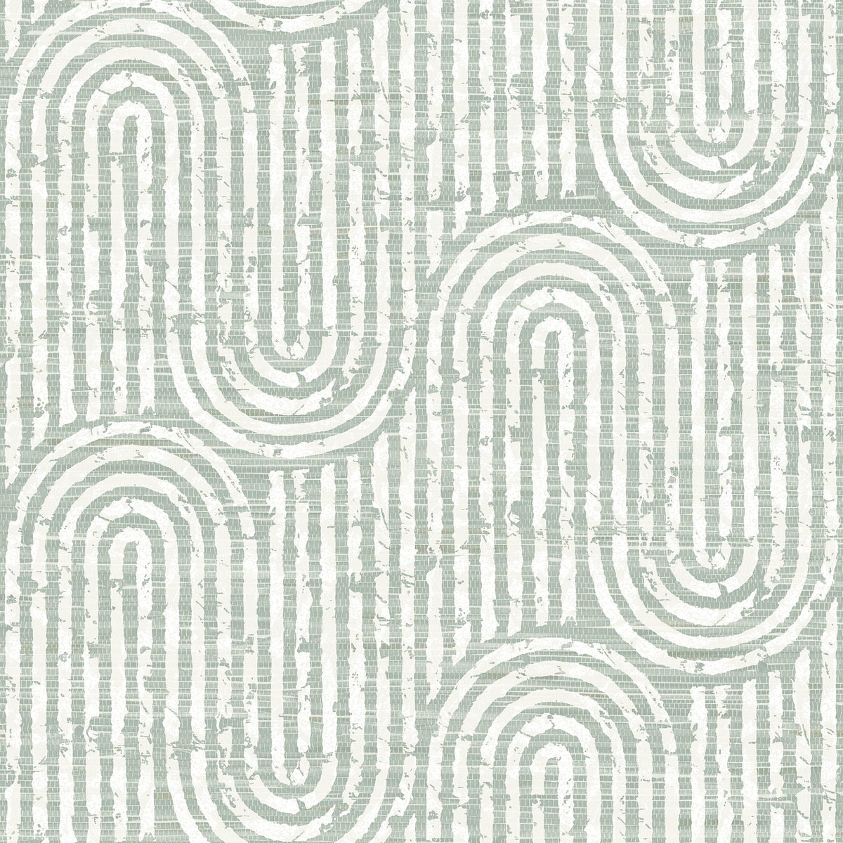 Trippet Zen Waves Wallpaper in Sage