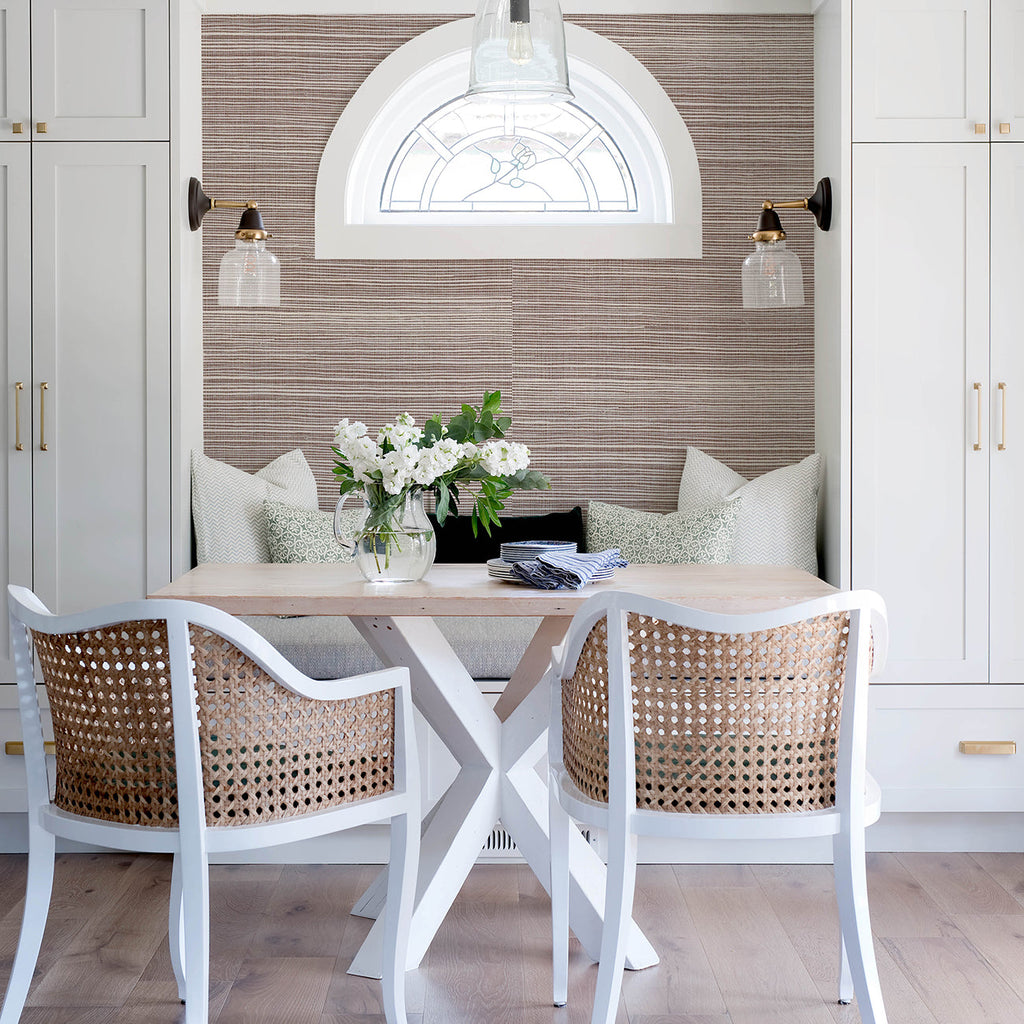 Kenter Sisal Grasscloth Wallpaper wallpaper detail or room view