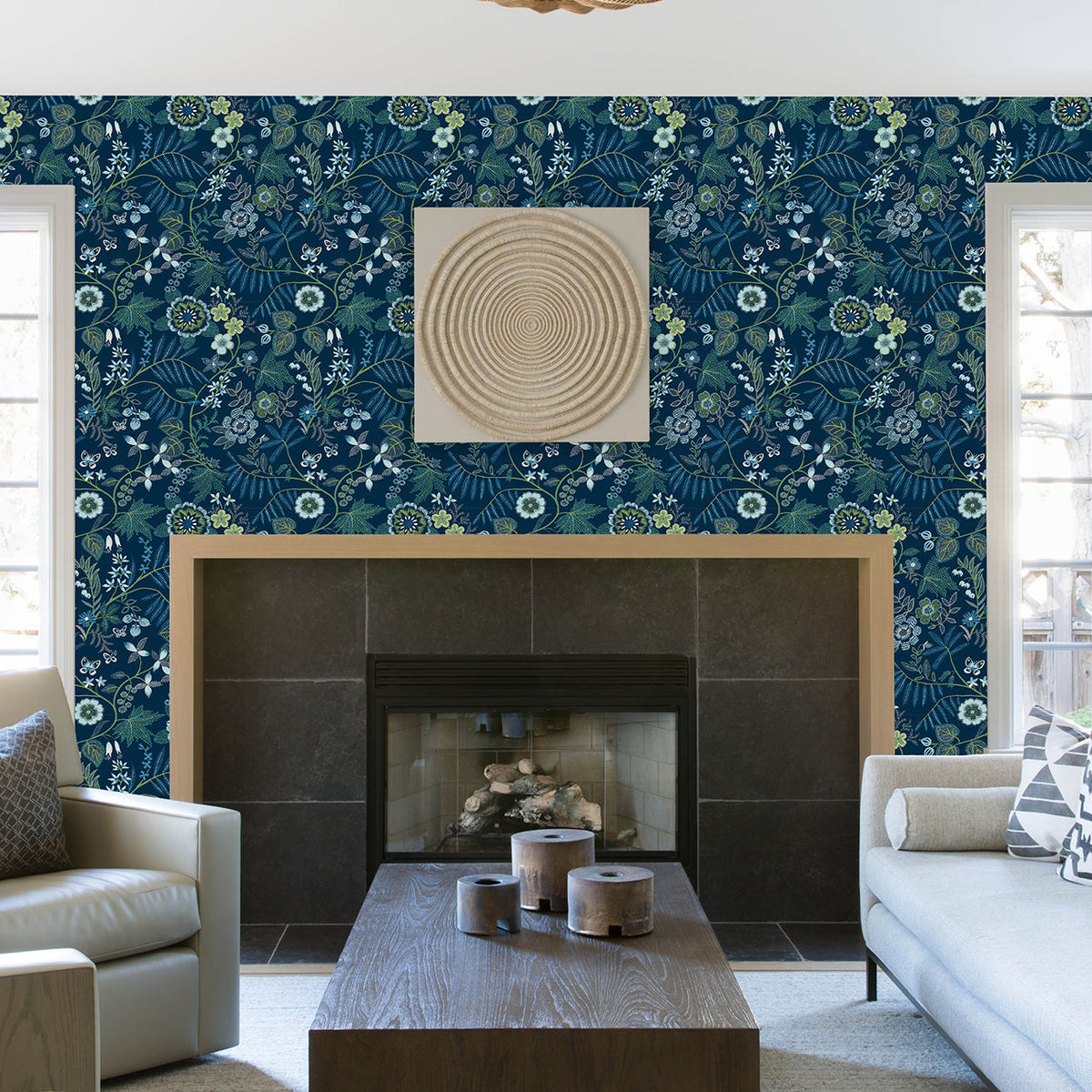 Marilyn Floral Trail Wallpaper wallpaper detail or room view