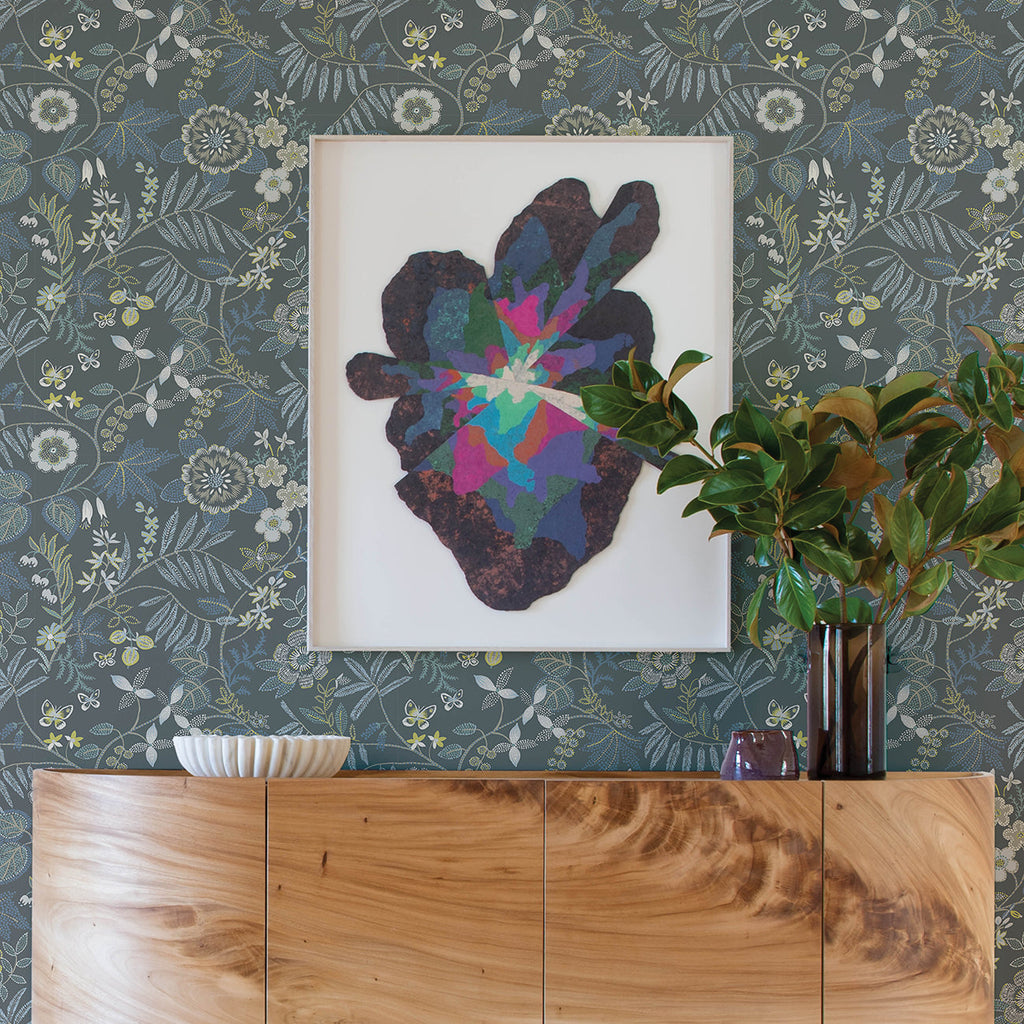 Marilyn Floral Trail Wallpaper wallpaper detail or room view