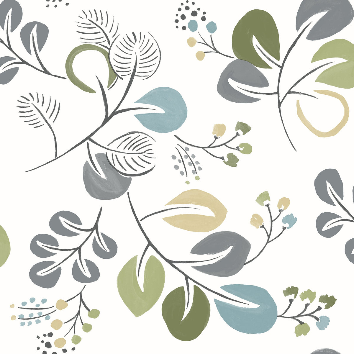 Jonah Leaf Trail Wallpaper wallpaper detail or room view