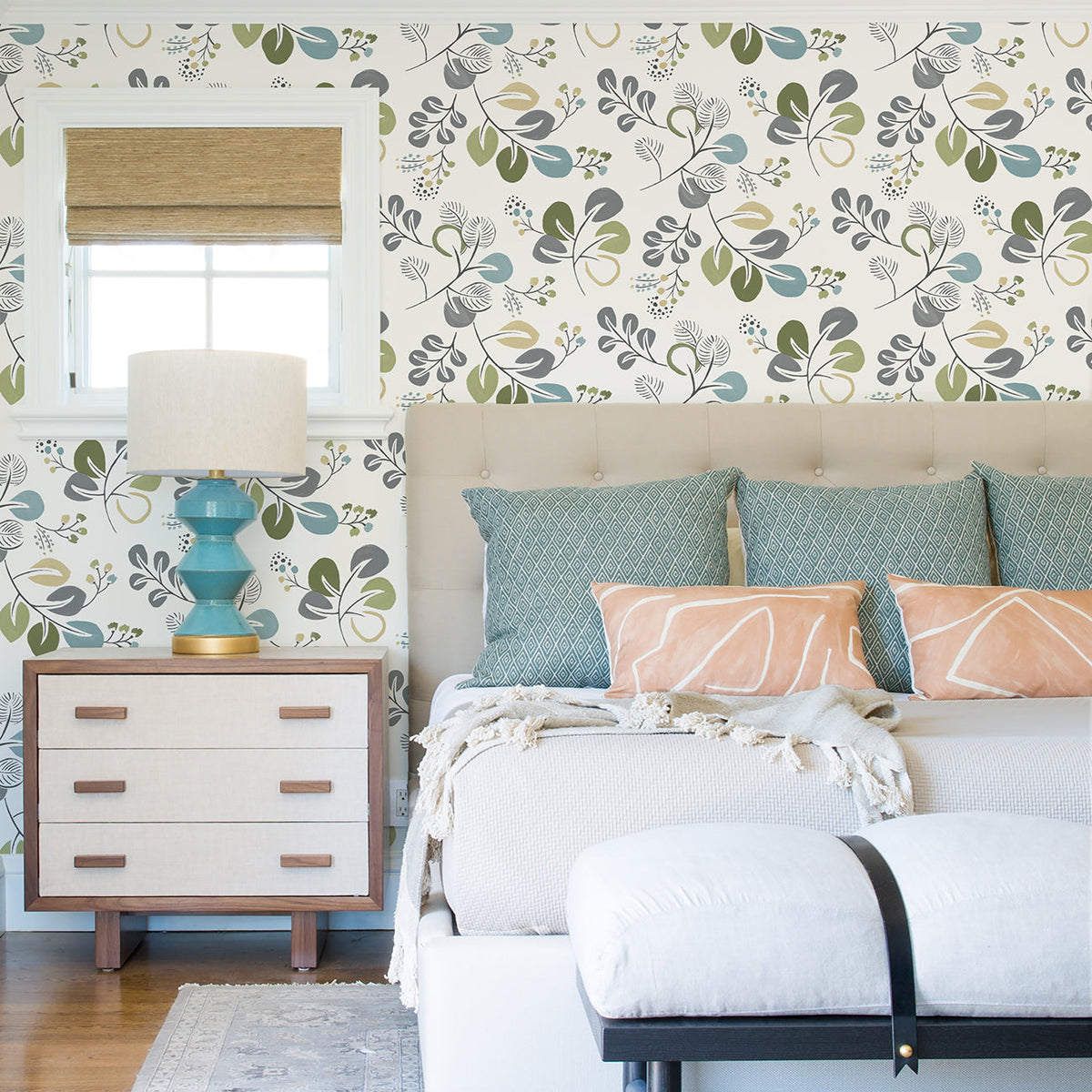 Jonah Leaf Trail Wallpaper wallpaper detail or room view