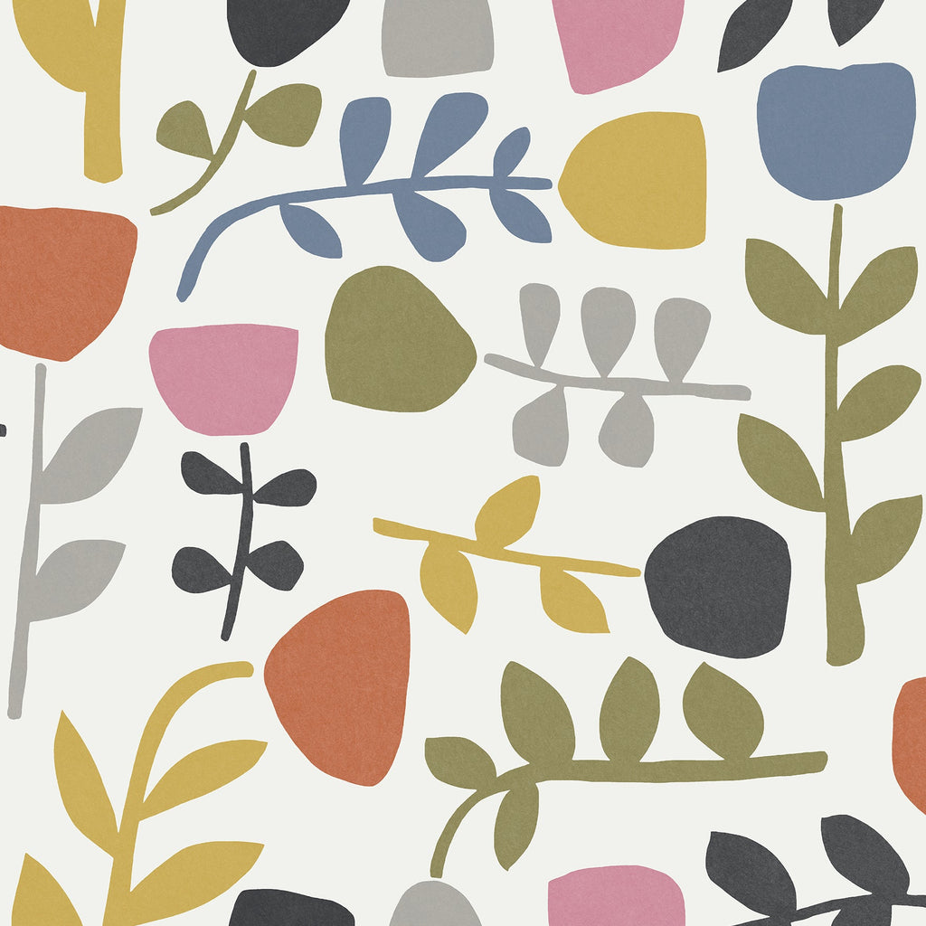 Juni Abstract Tulips Wallpaper wallpaper detail or room view
