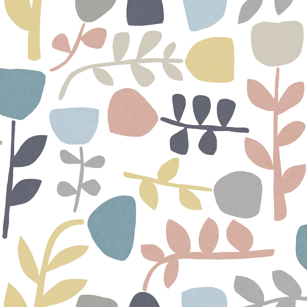 Juni Abstract Tulips Wallpaper wallpaper detail or room view