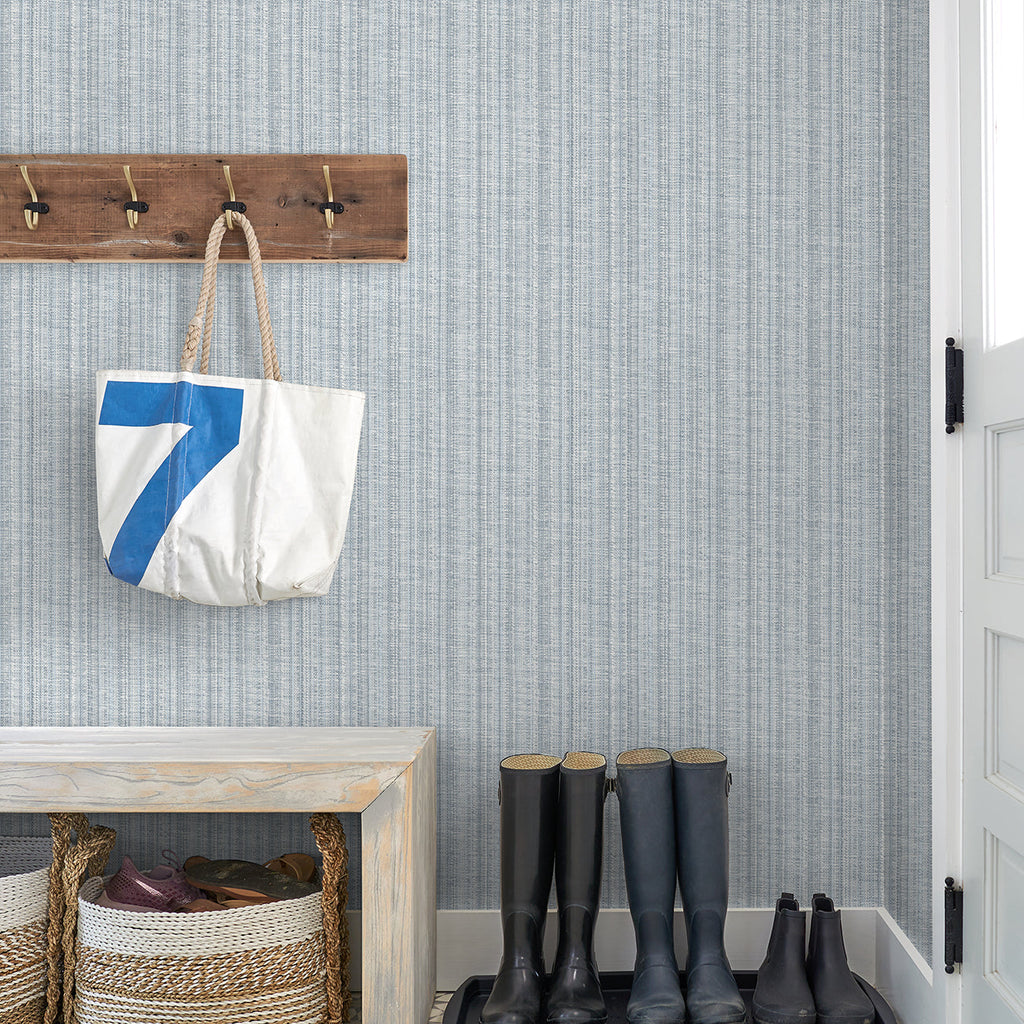 Simon Woven Texture Wallpaper wallpaper detail or room view