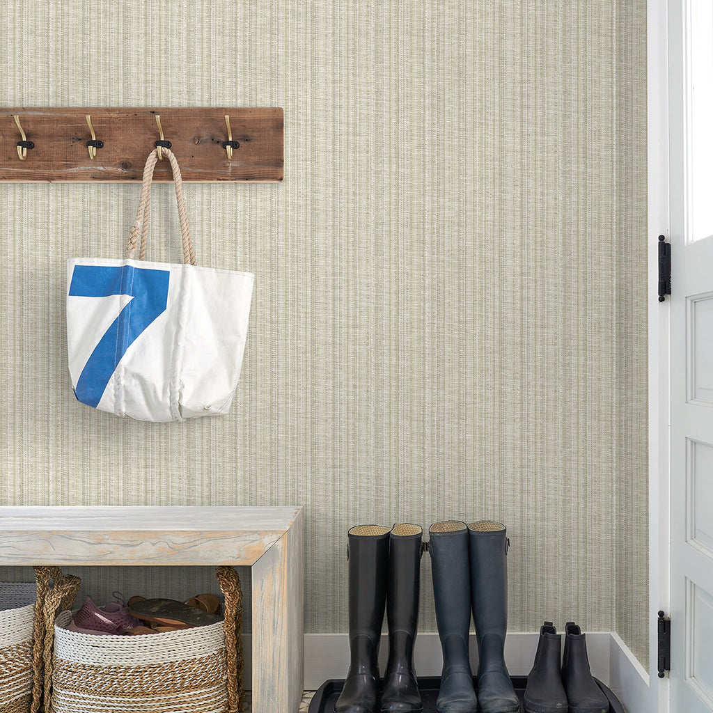 Simon Woven Texture Wallpaper wallpaper detail or room view