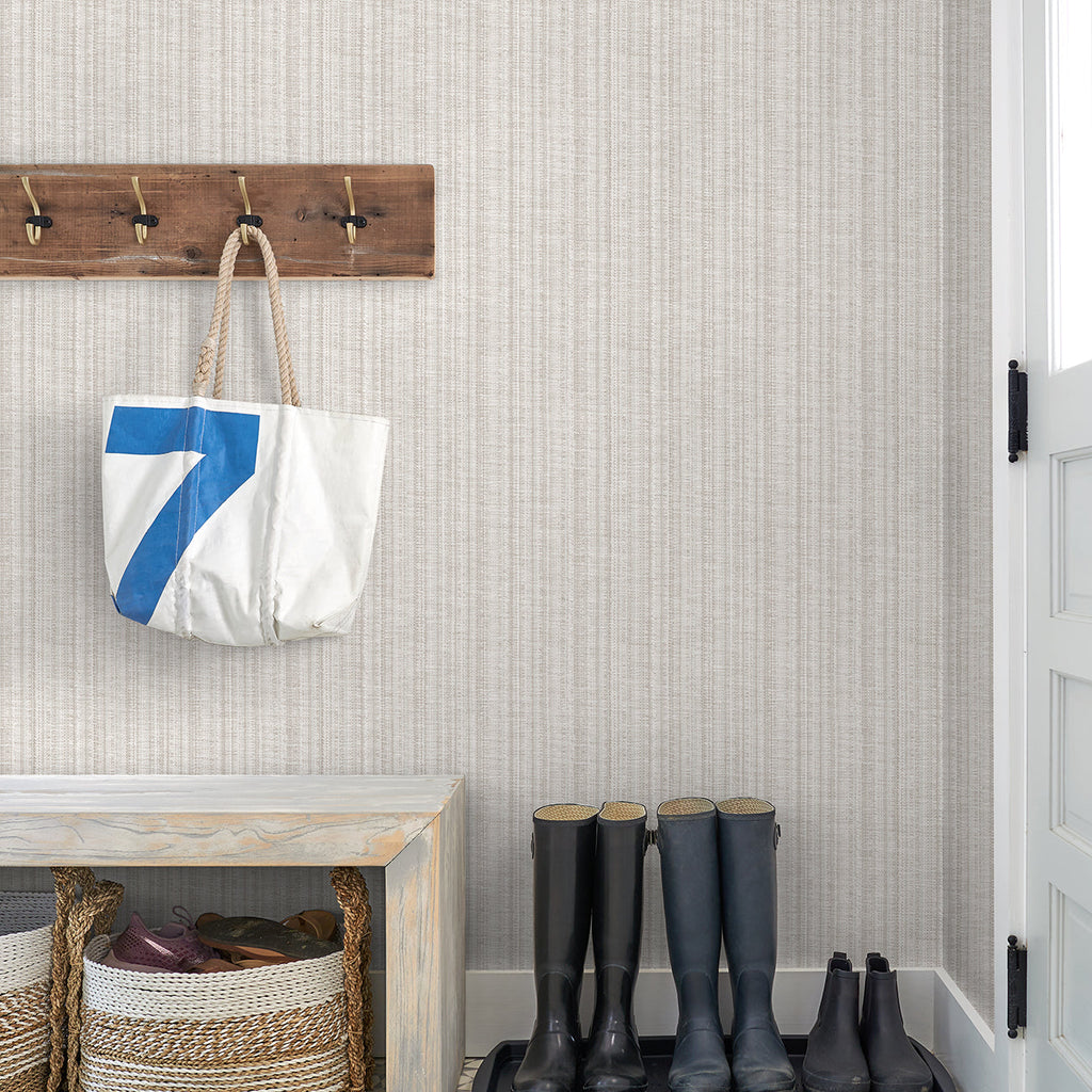 Simon Woven Texture Wallpaper wallpaper detail or room view