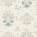 Elda Delicate Daisies Wallpaper in Light Blue