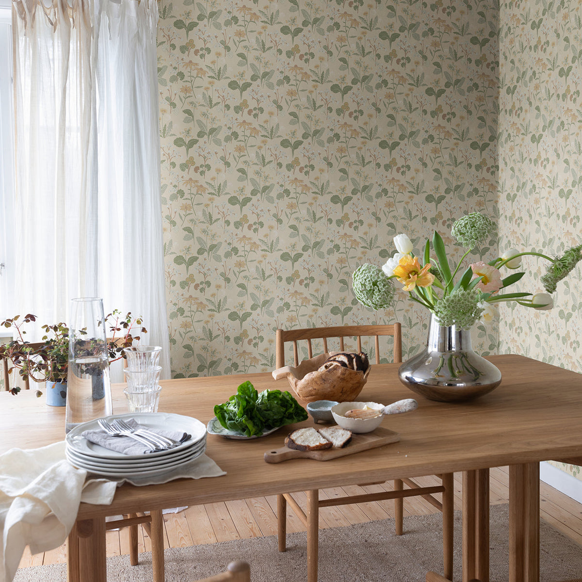 Magdalena Dandelion Wallpaper wallpaper detail or room view
