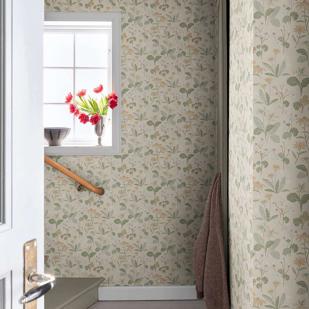 Magdalena Dandelion Wallpaper wallpaper detail or room view
