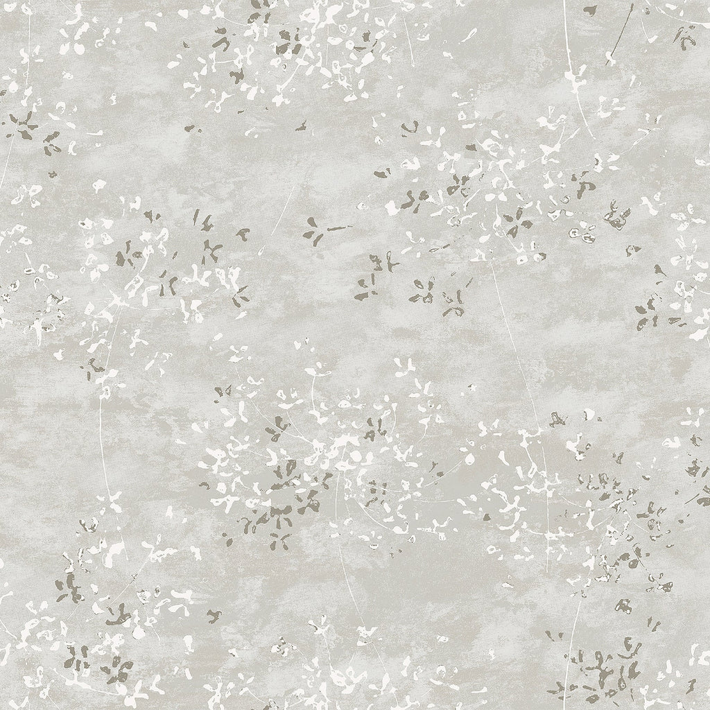 Arian Inkburst Wallpaper in Silver