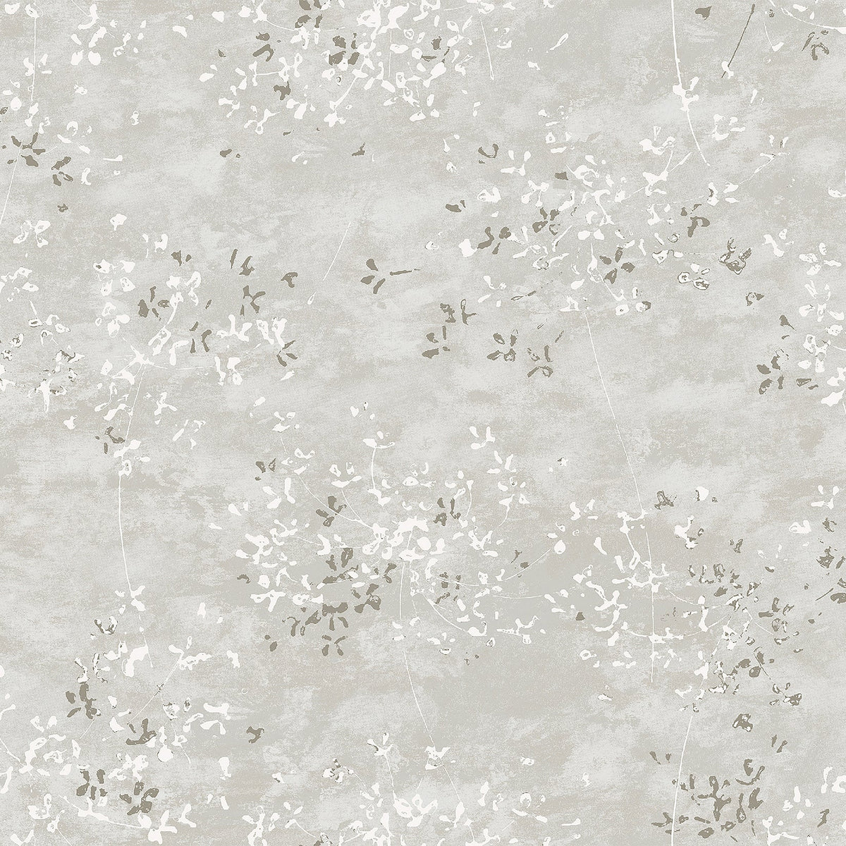 Arian Inkburst Wallpaper in Silver