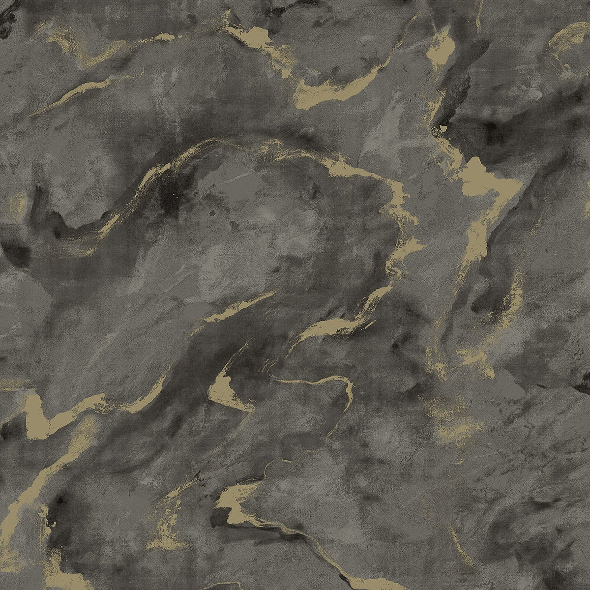 Silenus Marbled Wallpaper in Charcoal