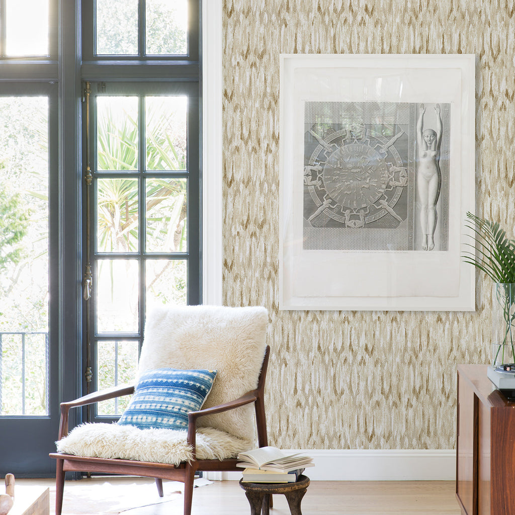 Kintana Abstract Trellis Wallpaper wallpaper detail or room view