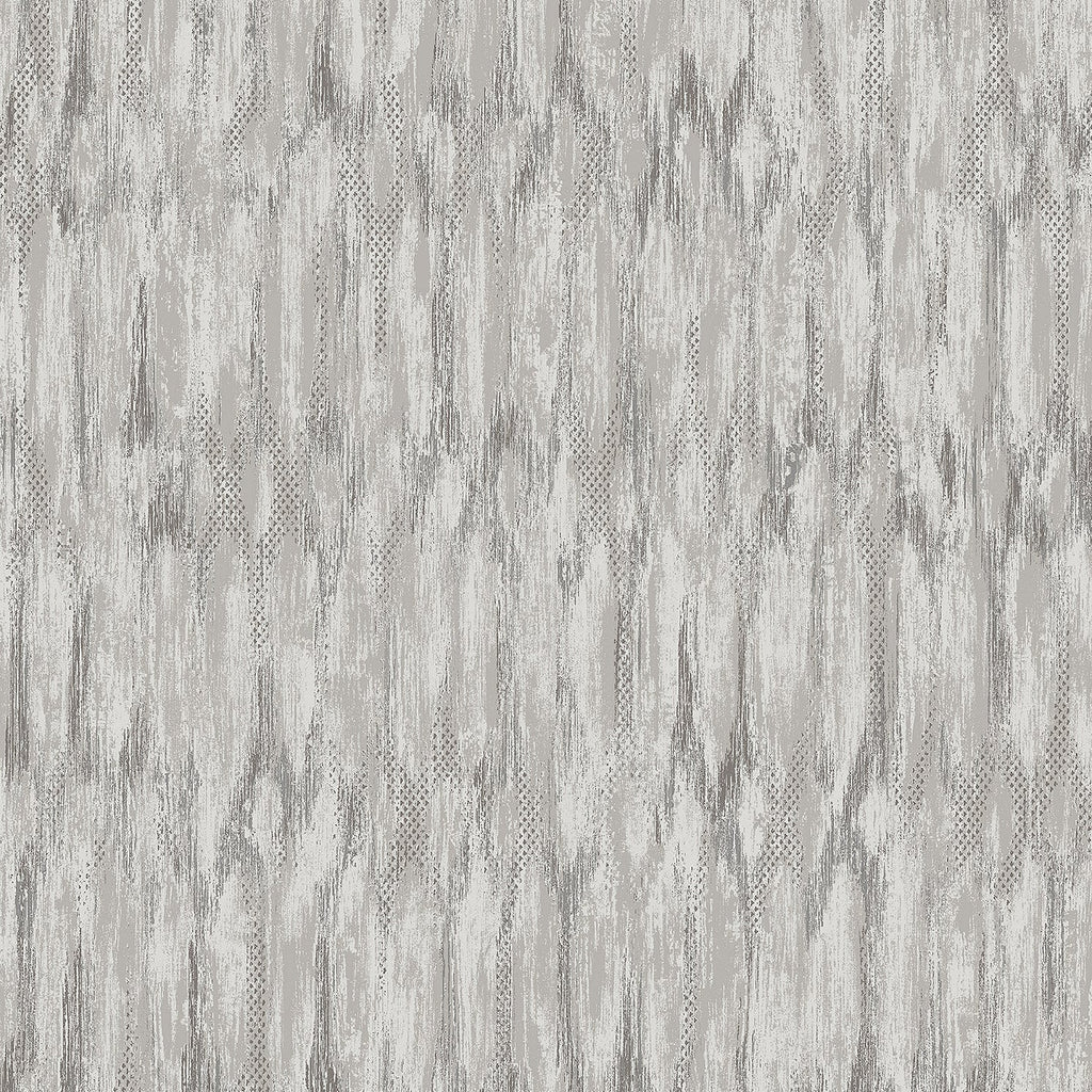 Kintana Abstract Trellis Wallpaper in Silver