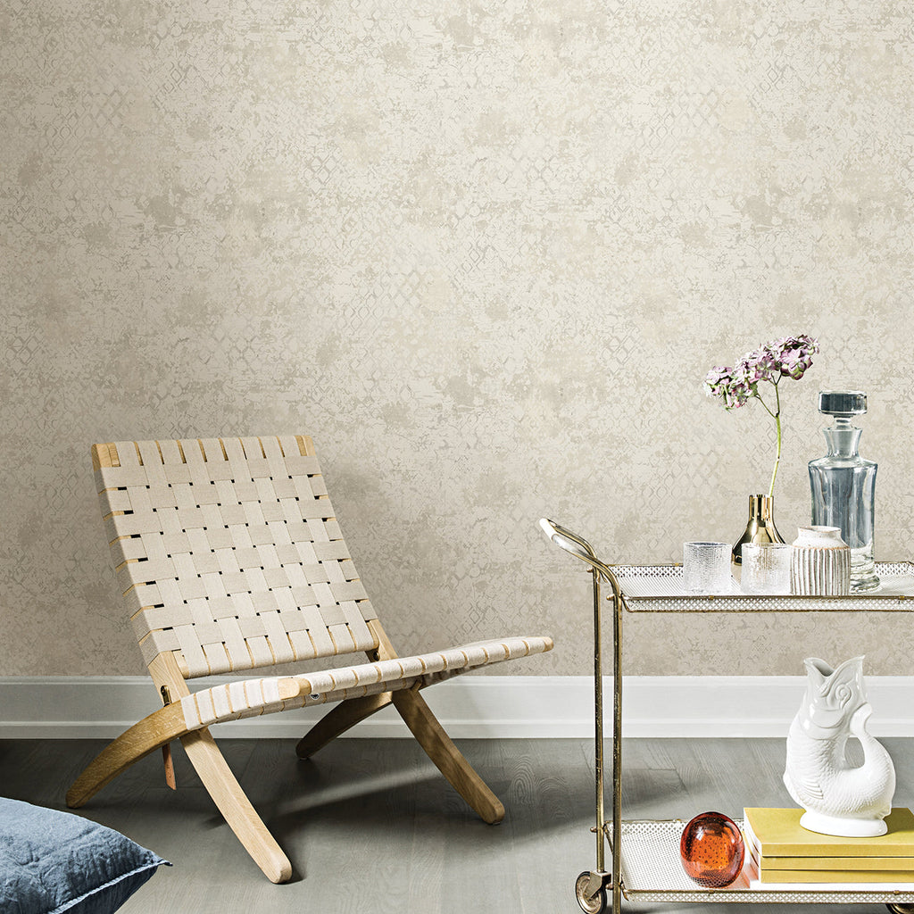 Zilarra Abstract Snakeskin Wallpaper wallpaper detail or room view
