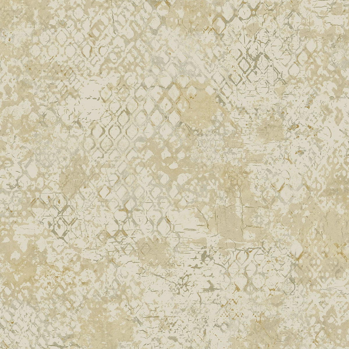 Zilarra Abstract Snakeskin Wallpaper in Taupe