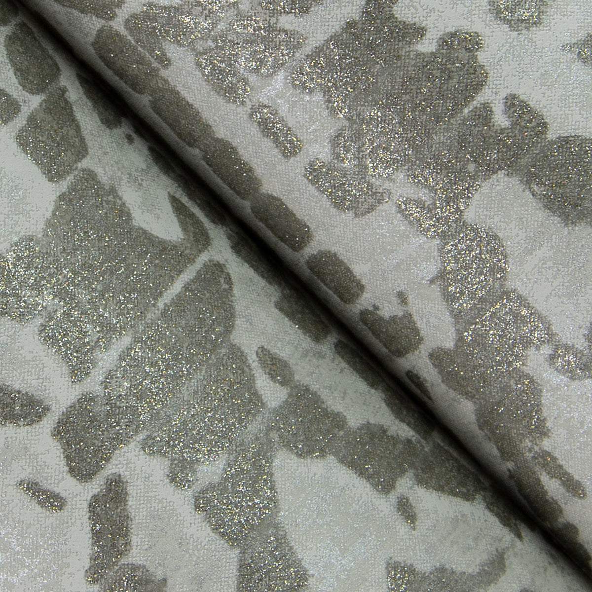 Helene Glitter Geometric Wallpaper wallpaper detail or room view