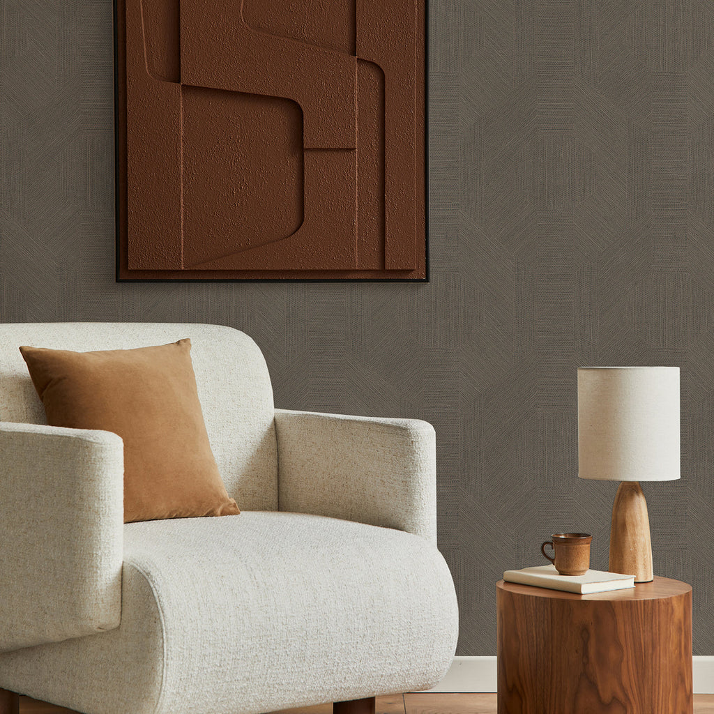 Ladon Metallic Texture Wallpaper wallpaper detail or room view