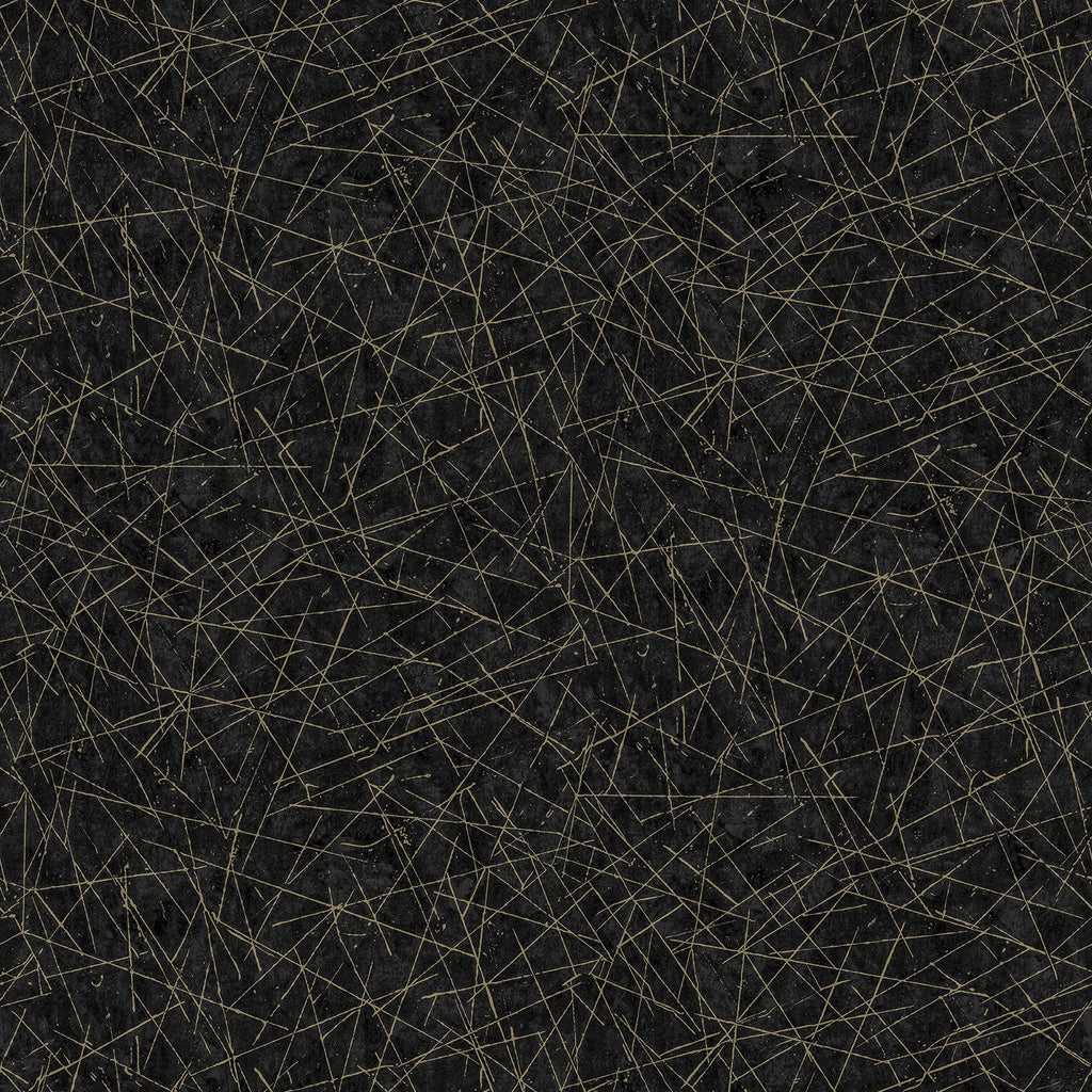 Bulan Abstract Lines Wallpaper in Black
