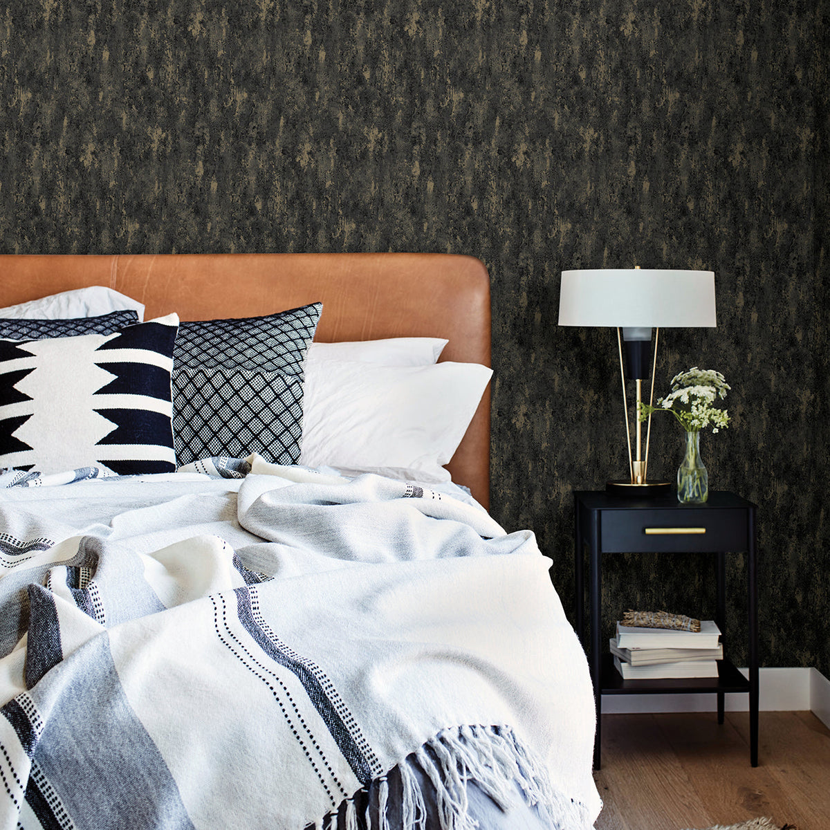 Diorite Splatter Wallpaper wallpaper detail or room view