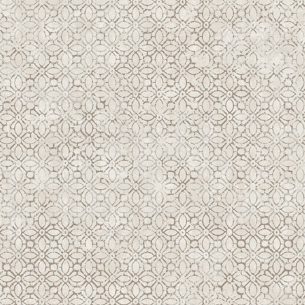 Khauta Floral Geometric Wallpaper wallpaper detail or room view