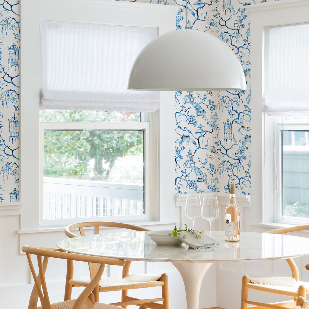 Serena Chinoiserie Wallpaper wallpaper detail or room view