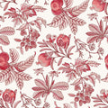 Cecilia Fruit Wallpaper in Red