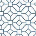 Addis Trellis Wallpaper in Blue