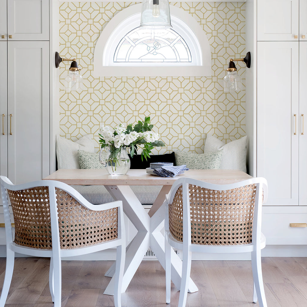 Addis Trellis Wallpaper wallpaper detail or room view
