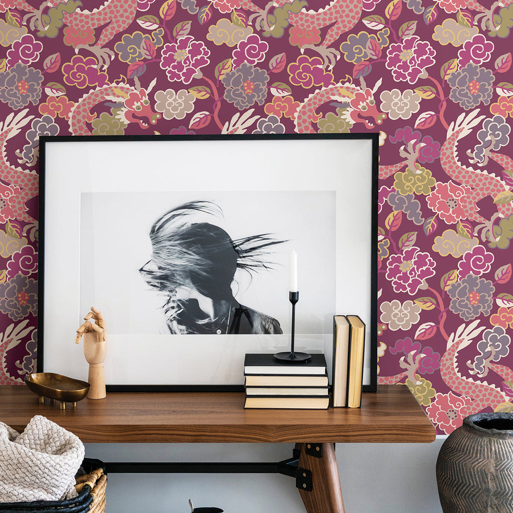 Yanci Dragon Wallpaper wallpaper detail or room view