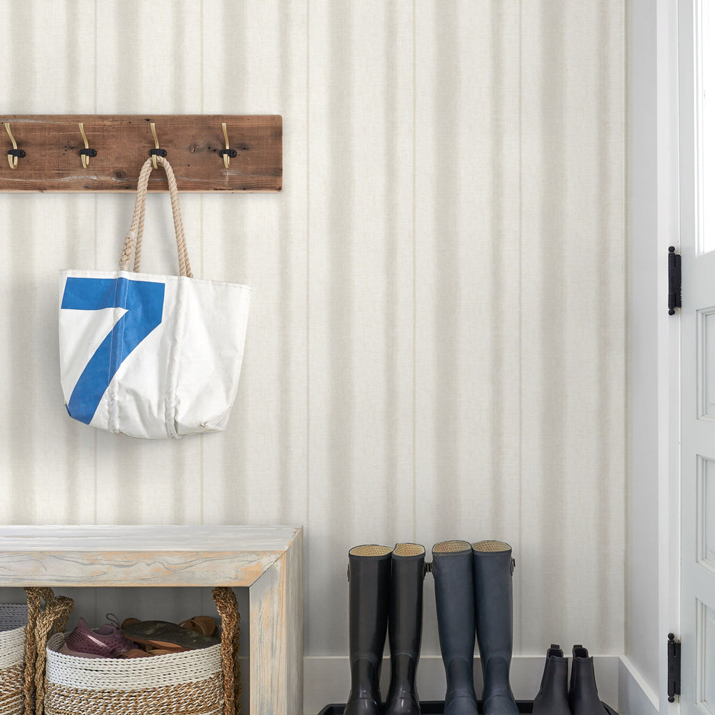 Alena Soft Stripe Wallpaper wallpaper detail or room view