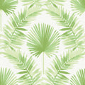 Calla Painted Palm Wallpaper in Green