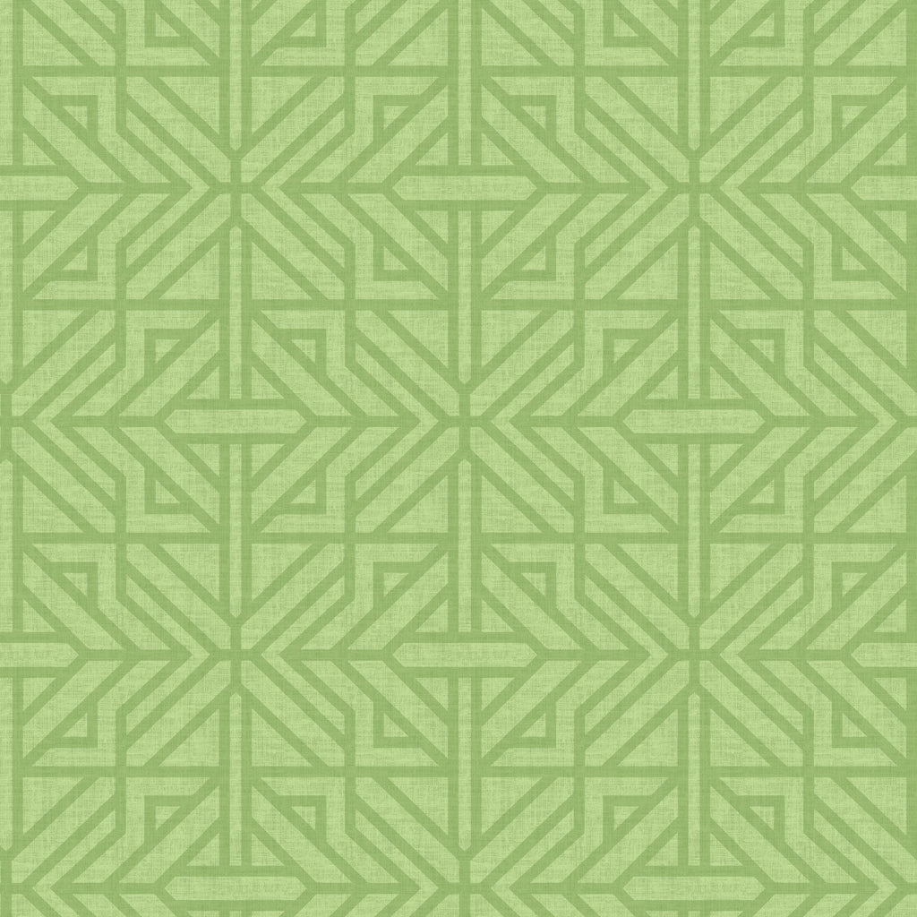 Hesper Geometric Wallpaper in Green