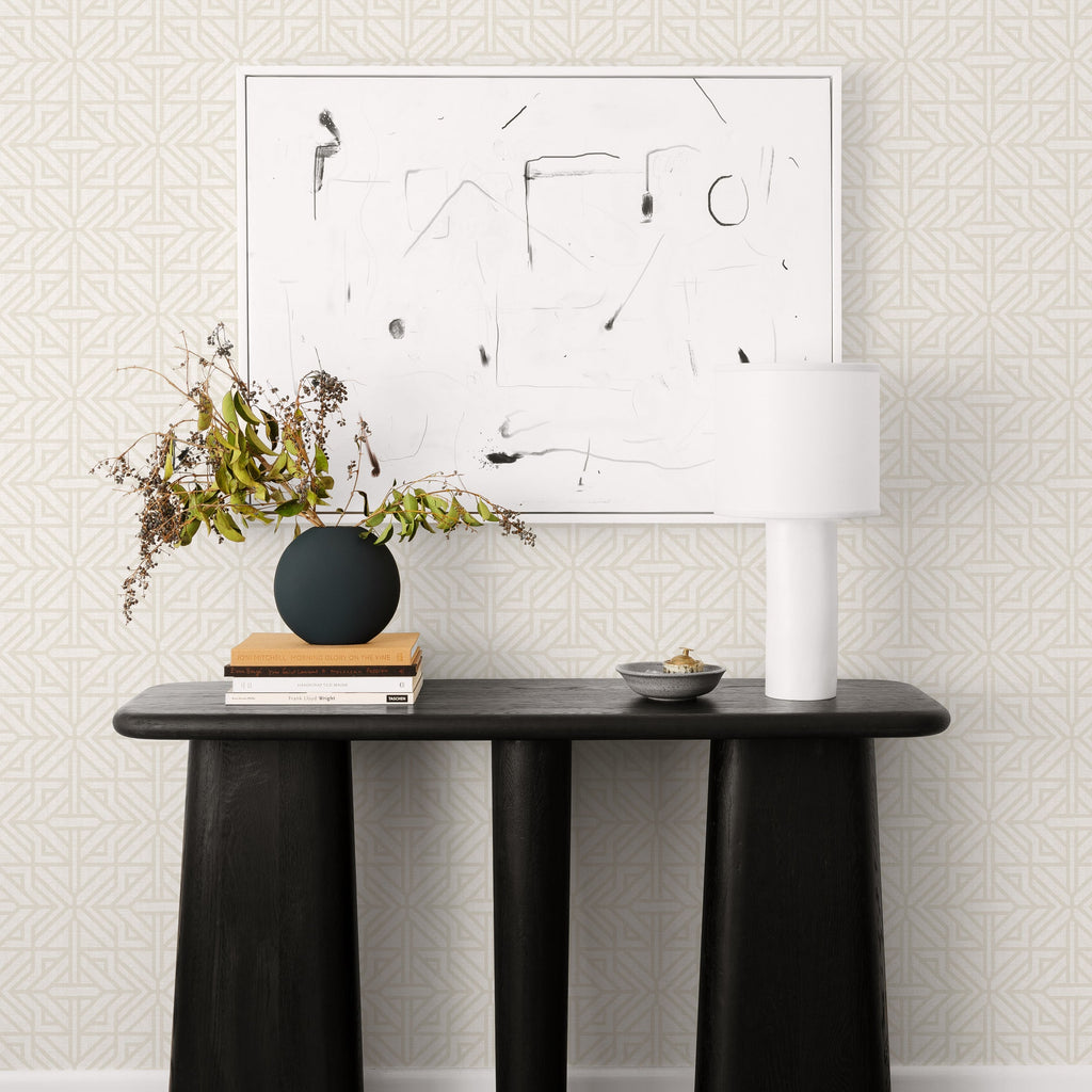 Hesper Geometric Wallpaper wallpaper detail or room view
