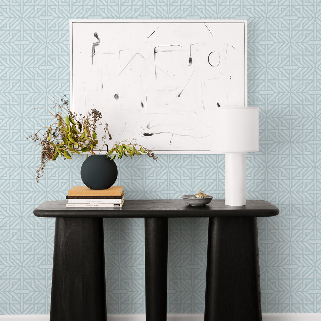 Hesper Geometric Wallpaper wallpaper detail or room view