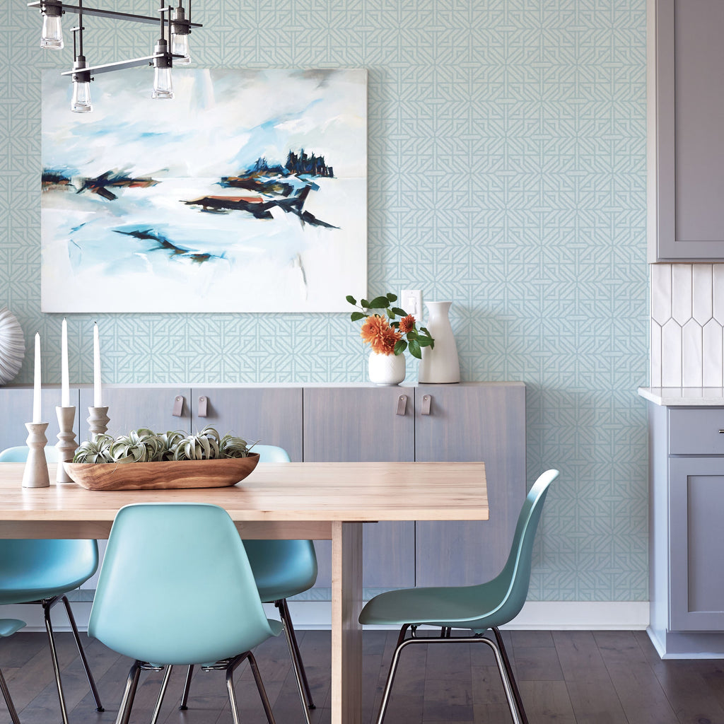 Hesper Geometric Wallpaper wallpaper detail or room view