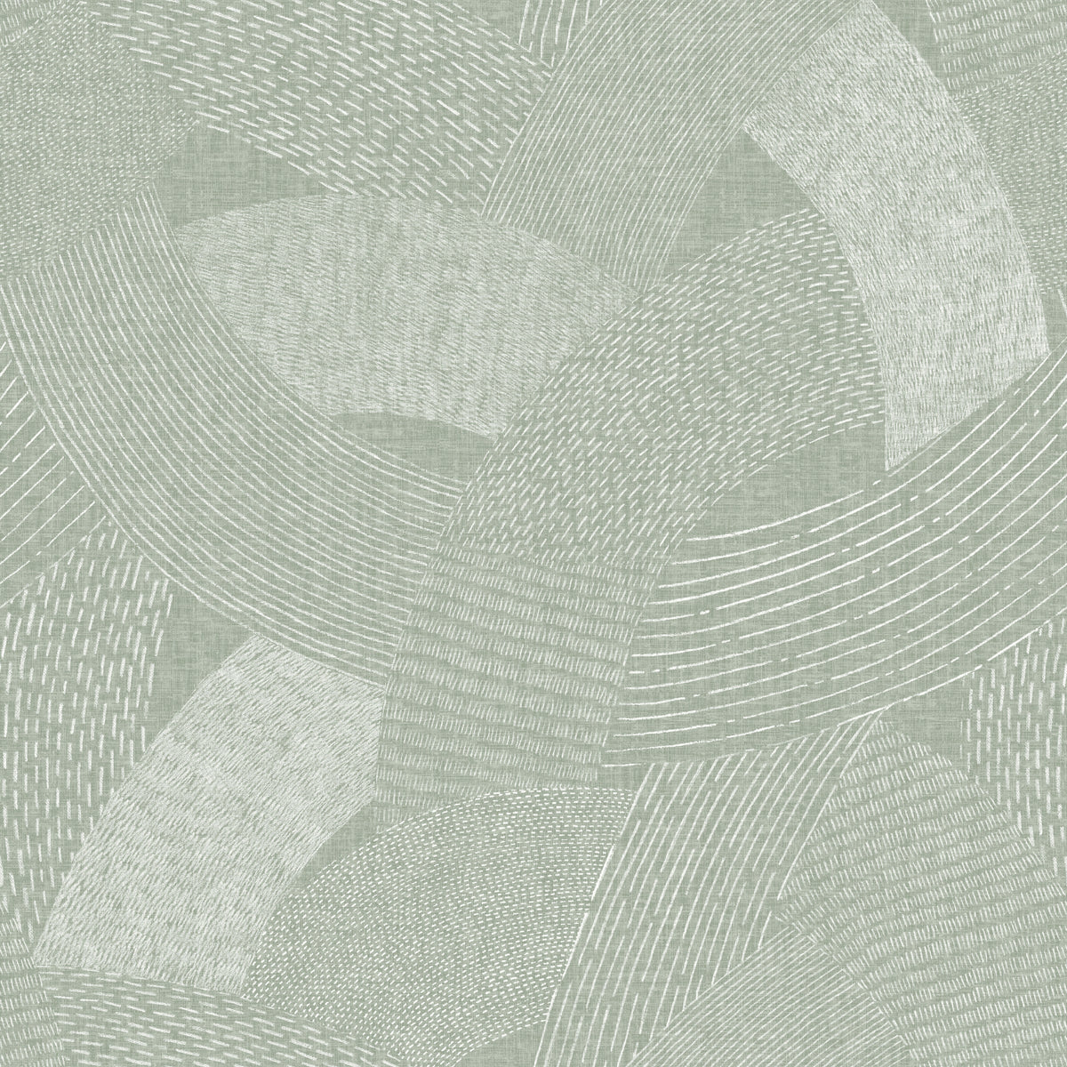 Tania Woven Abstract Wallpaper in Moss