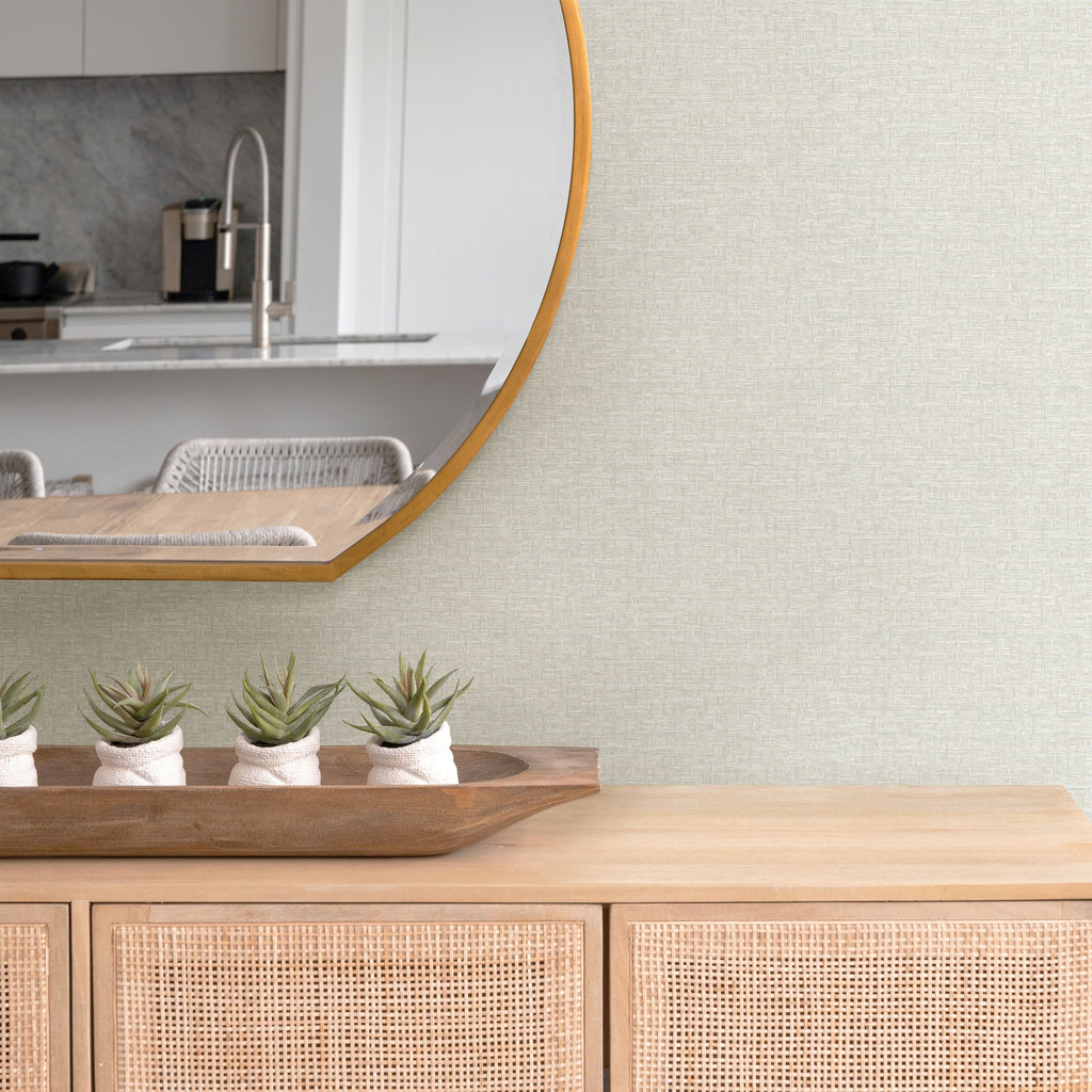 Minerva Texture Geometric Wallpaper wallpaper detail or room view